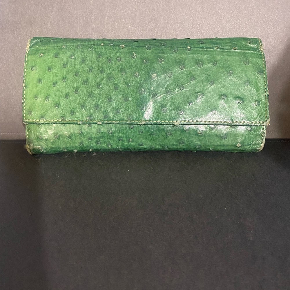 Ostrich Leather Wallet